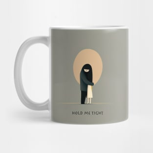 [AI Art] Hold me tight, Minimal Art Style Mug